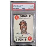 Henry Aaron 1968 Topps Game #4 PSA 4