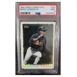 Rickey Hendrson 1995 Topp Cybet Stats #335 PSA9