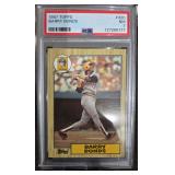 Barry Bonds 1987 Topps #320- PSA 7