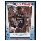1989-90 Fleer #5 Magic Johnson Stickers