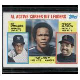 1984 Topps #711 AL Active Career Hit Leaders