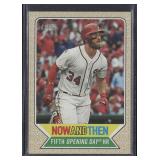 2017 Topps Heritage #NT-2 Bryce Harper Now and...