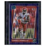 2021 Donruss Optic #240 Cornell Powell Purple...