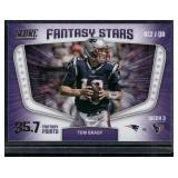 2018 Score #6 Tom Brady Fantasy Stars