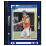 2024 Donruss #369 Bo Nix Press Proof Blue
