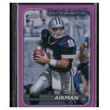2024 Topps Chrome #37 Troy Aikman Pink Refractor