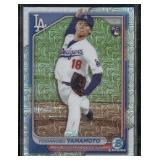 2024 Bowman #36 Yoshinobu Yamamoto Chrome Mojo...