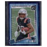 2025 Donruss Optic #248 TreVeyon Henderson Blue...