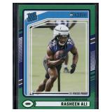 2024 Donruss #347 Rasheen Ali Press Proof Green