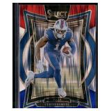 2024 Panini Select #23 Curtis Samuel Red & Blue...