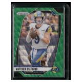 2024 Panini Prizm #166 Matthew Stafford Green Wave