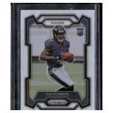 2023 Panini Prizm #307 Zay Flowers Silver
