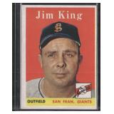 1958 Topps #332 Jim King