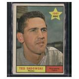 1961 Topps #254 Ted Sadowski