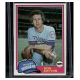 1981 Topps #605 Don Sutton