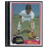 1981 Topps #234 Lou Whitaker