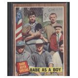 1962 Topps #135a Babe as a Boy
