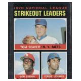 1971 Topps #72 1970 National League Strikeout...
