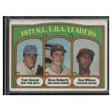 1972 Topps #91 1971 N.L. E.R.A. Leaders (Tom...