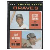 1971 Topps #52 Braves 1971 Rookie Stars (Oscar...