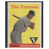 1958 Topps #316 Tito Francona