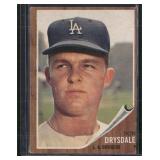 1962 Topps #340 Don Drysdale