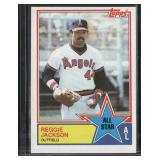 1983 Topps #390 Reggie Jackson