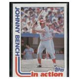 1982 Topps #401 Johnny Bench