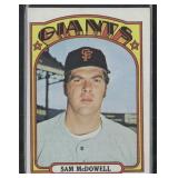 1972 Topps #720 Sam McDowell