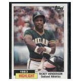 1984 Topps #2 Rickey Henderson