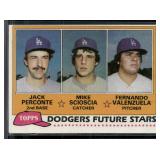 1981 Topps #302 Dodgers Future Stars