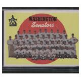 1959 Topps #397 Senators Team Card / Sixth...
