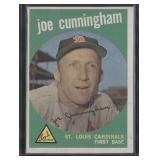 1959 Topps #285b Joe Cunningham : Gray/darker back