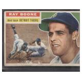1956 Topps #6a Ray Boone : White Back