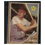 1962 Topps #99 John Powell