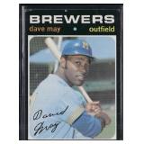 1971 Topps #493 Dave May
