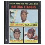 1971 Topps #61 1970 American League Batting...