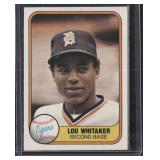1981 Fleer #463 Lou Whitaker