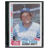 1982 Topps #549 George Brett Blackless