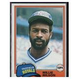 1981 Topps #360 Willie Wilson
