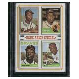 1974 Topps #4 Hank Aaron Special: 1962-1965