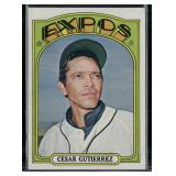 1972 Topps #743 Cesar Gutierrez