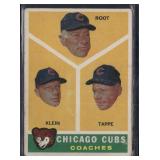 1960 Topps #457 Chicago Cubs Coaches (Charlie...