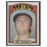 1972 Topps #722 Bill Sudakis