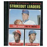 1971 Topps #72 1970 National League Strikeout...