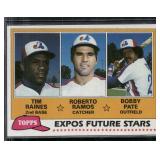 1981 Topps #479 Expos Future Stars (Tim Raines...