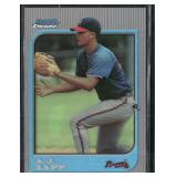 1997 Bowman Chrome #253 A.J. Zapp Refractors
