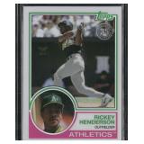 2018 Topps #66 Rickey Henderson Silver Pack