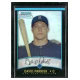 2001 Bowman Chrome #156 David Parrish