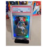J. Waddle 2021 Light Blue Prizm #338 PSA 9